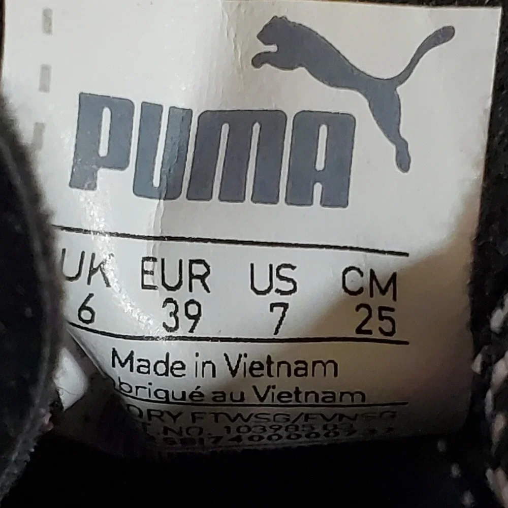Puma evoTOUCH 3 Soccer Cleats Black Iridescent Glitter Mens 7 103985-03 FG Boots